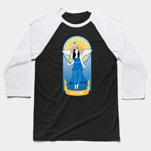 Winged Victory Baseball T-Shirt by Eldritch Tree